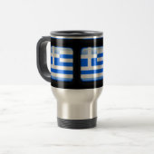 Mug De Voyage Drapeau de la Grèce (Devant gauche)
