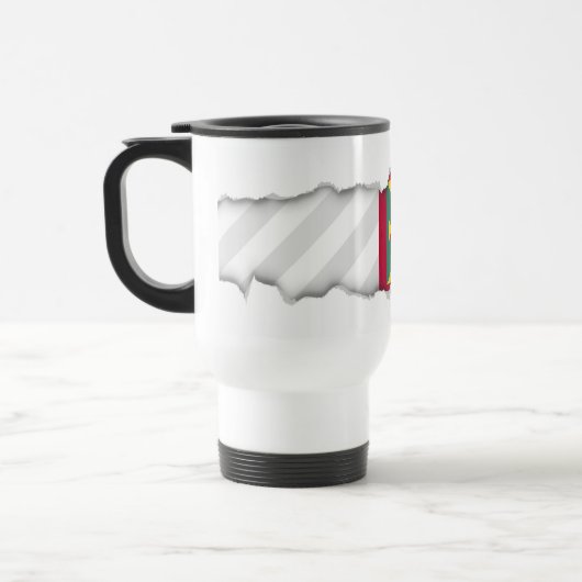 Mug De Voyage Drapeau de la Grenade (Gauche)