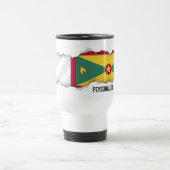Mug De Voyage Drapeau de la Grenade (Centre)