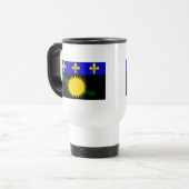Mug De Voyage Drapeau de la Guadeloupe (Devant gauche)