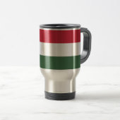 Mug De Voyage Drapeau de la Hongrie (Devant droit)