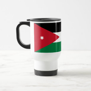 Mug De Voyage Drapeau de la Jordanie