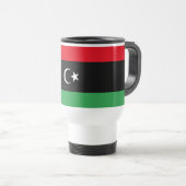 Mug De Voyage Drapeau de la Libye (Devant droit)