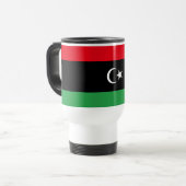 Mug De Voyage Drapeau de la Libye (Devant gauche)