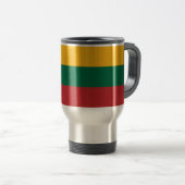 Mug De Voyage Drapeau de la Lituanie (Devant droit)