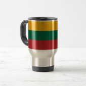 Mug De Voyage Drapeau de la Lituanie (Devant gauche)