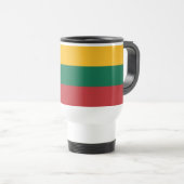 Mug De Voyage Drapeau de la Lituanie (Devant droit)
