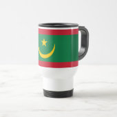 Mug De Voyage Drapeau de la Mauritanie (Devant droit)