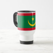 Mug De Voyage Drapeau de la Mauritanie (Devant gauche)