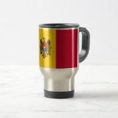 Mug De Voyage Drapeau de la Moldavie (Devant droit)