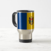 Mug De Voyage Drapeau de la Moldavie (Devant gauche)