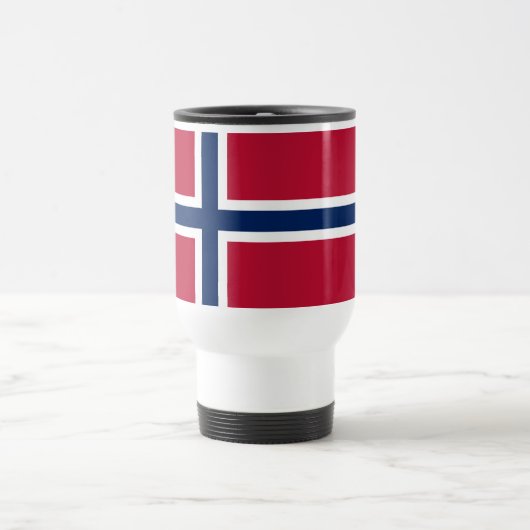 Mug De Voyage Drapeau de la Norvège (Centre)
