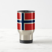 Mug De Voyage Drapeau de la Norvège (Centre)