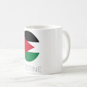 Mug de voyage Drapeau de la Palestine (Devant droit)