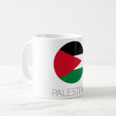 Mug de voyage Drapeau de la Palestine (Devant gauche)