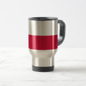 Mug De Voyage Drapeau de la Pologne (Devant droit)