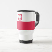 Mug De Voyage Drapeau de la Pologne (Devant droit)