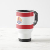Mug De Voyage Drapeau de la Polynésie française (Devant droit)