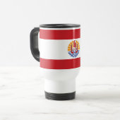 Mug De Voyage Drapeau de la Polynésie française (Devant gauche)