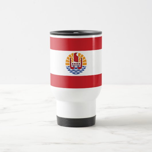 Mug De Voyage Drapeau de la Polynésie française (Centre)