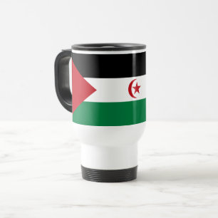 Mug De Voyage Drapeau de la République arabe sahraouie démocrati