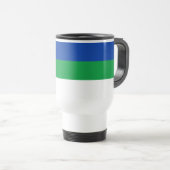 Mug De Voyage Drapeau de la République de Komi (Devant droit)