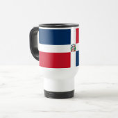 Mug De Voyage Drapeau de la République Dominicaine (Devant gauche)