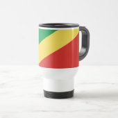 Mug De Voyage Drapeau de la République du Congo (Devant droit)