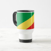 Mug De Voyage Drapeau de la République du Congo (Devant gauche)