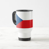 Mug De Voyage Drapeau de la République tchèque (Devant gauche)