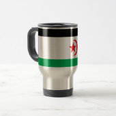 Mug De Voyage Drapeau de la Sahara occidental (Devant gauche)