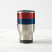 Mug De Voyage Drapeau de la Serbie (Centre)