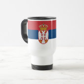 Mug De Voyage Drapeau de la Serbie (Devant gauche)