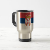 Mug De Voyage Drapeau de la Serbie (Devant gauche)