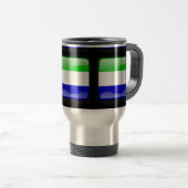 Mug De Voyage Drapeau de la Sierra Leone (Devant droit)