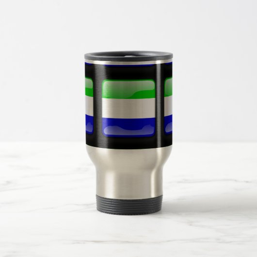 Mug De Voyage Drapeau de la Sierra Leone (Centre)