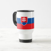 Mug De Voyage Drapeau de la Slovaquie (Devant gauche)