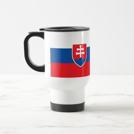 Mug De Voyage Drapeau de la Slovaquie (Gauche)