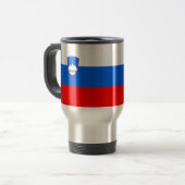 Mug De Voyage Drapeau de la Slovénie (Devant gauche)
