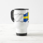 Mug De Voyage Drapeau de la Suède (Devant gauche)