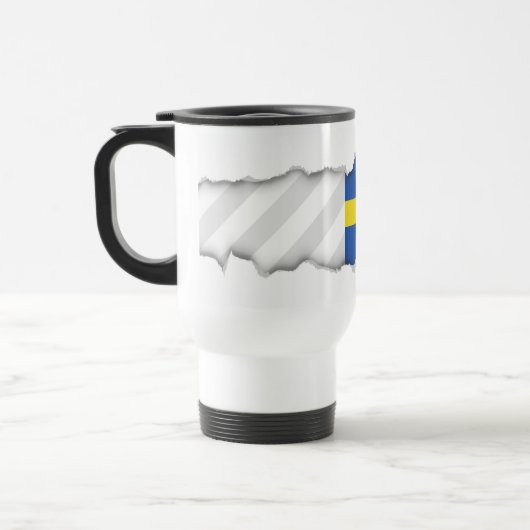 Mug De Voyage Drapeau de la Suède (Gauche)