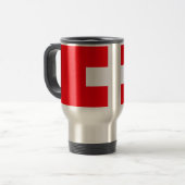 Mug De Voyage Drapeau de la Suisse (Devant gauche)