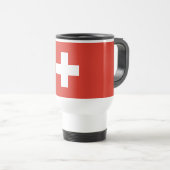 Mug De Voyage Drapeau de la Suisse (Devant droit)
