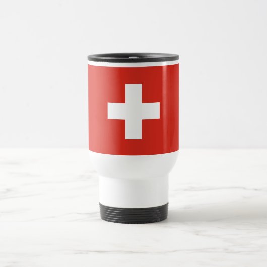 Mug De Voyage Drapeau de la Suisse (Centre)