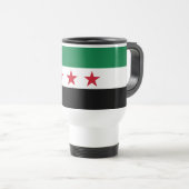 Mug De Voyage Drapeau de la Syrie (Devant droit)