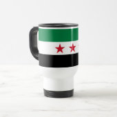 Mug De Voyage Drapeau de la Syrie (Devant gauche)