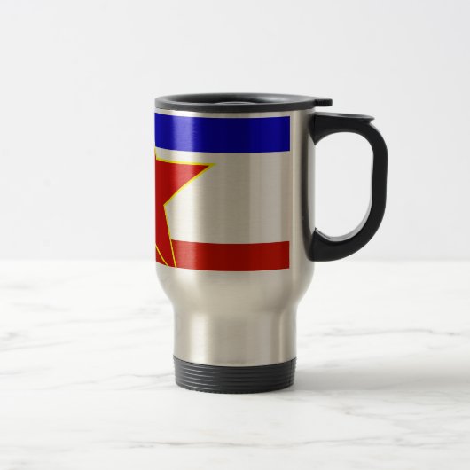 Mug De Voyage Drapeau de la Yougoslavie (Droit)