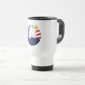 Mug De Voyage Drapeau de l'aigle américain (Devant droit)