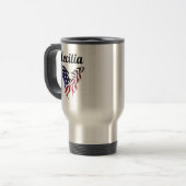 Mug De Voyage Drapeau de l'aigle de Cecilia (Devant gauche)
