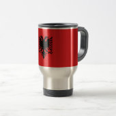Mug De Voyage Drapeau de l'Albanie (Devant droit)